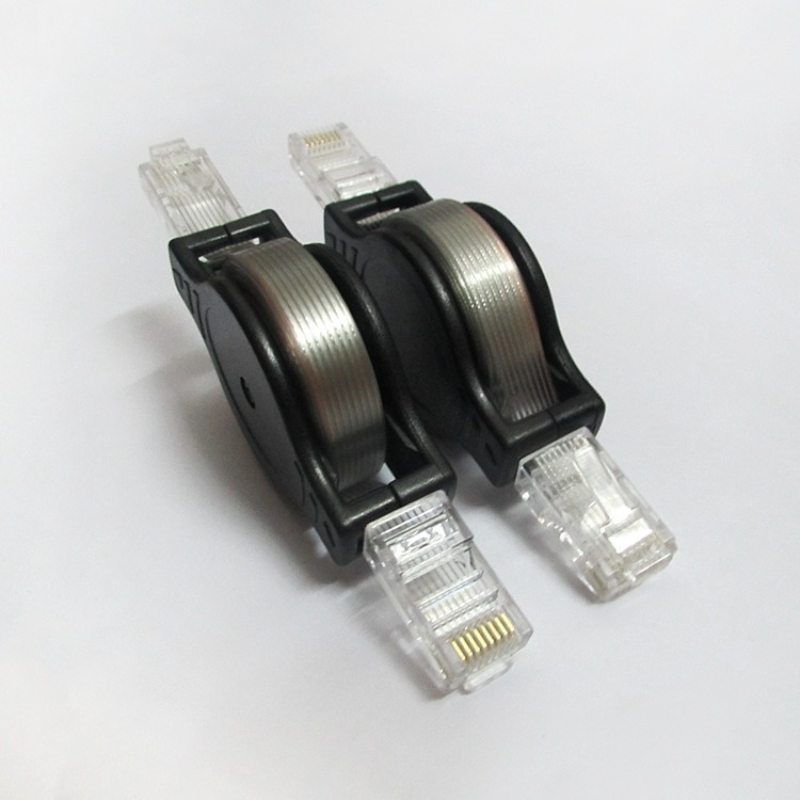 Home Office Programmer - 2PCS Retractable RJ45 Cat5e Cable 1.5M