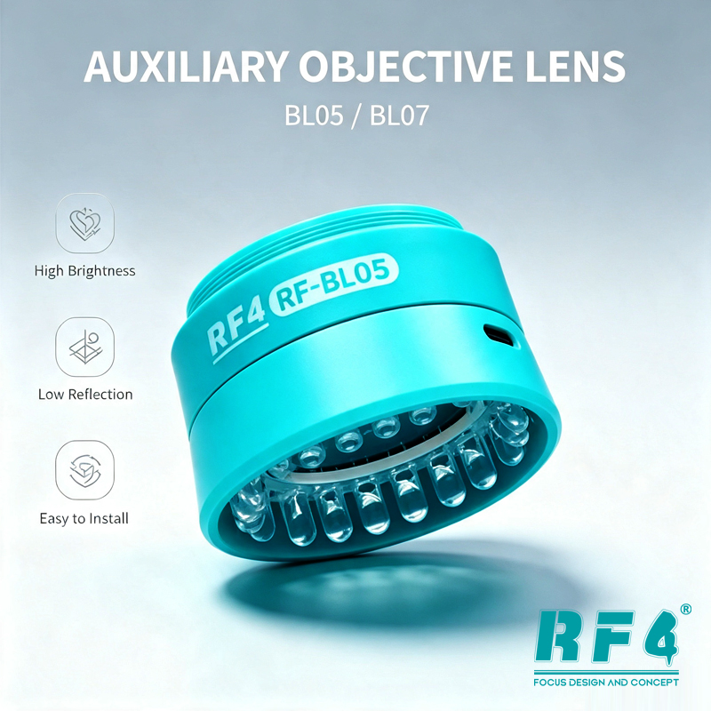 Home Office Zoom - RF4 WD165 0.5X 0.7X Auxiliary Microscope