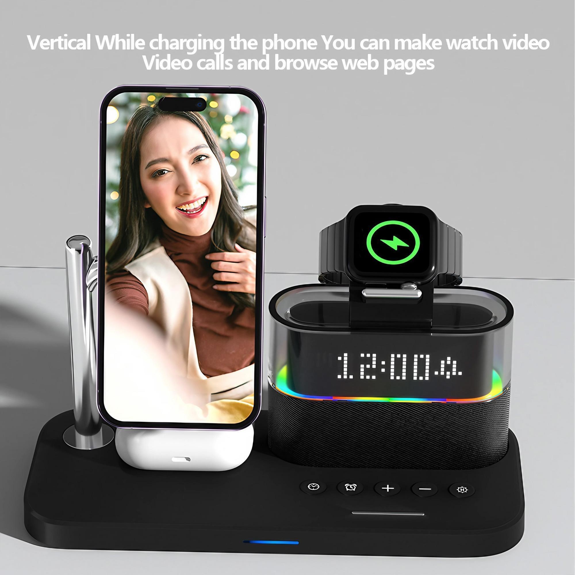 Magnetic Wireless Charging Sta - Desk Charging Station ulasan dan harga
