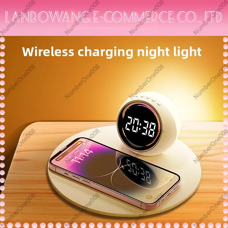 Wireless Charger Night Light,  - Desk Charging Station ulasan dan harga