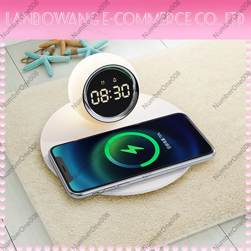 Wireless Charger Night Light,  - Desk Charging Station ulasan dan harga