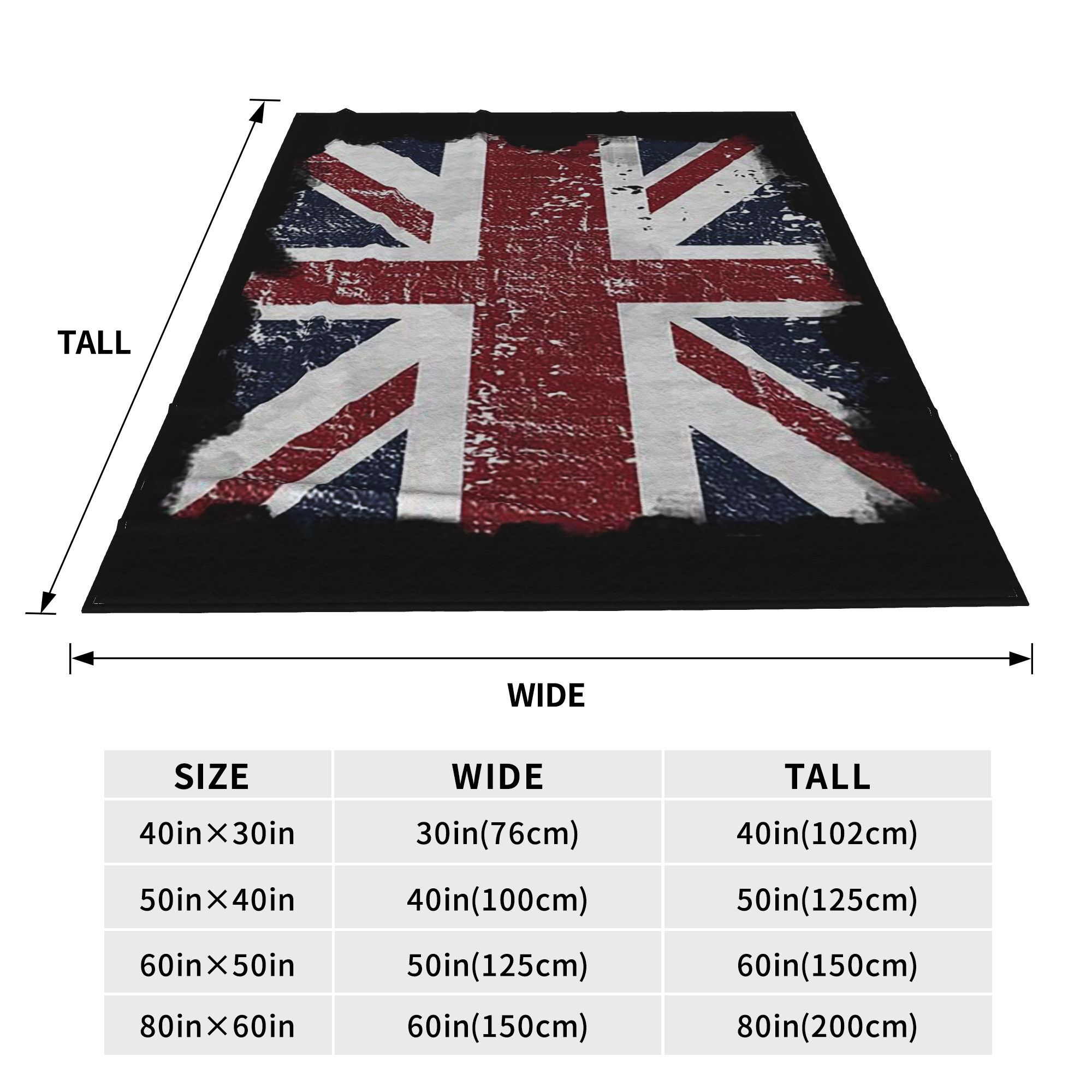 Distressed British Flag Black  - Home Office British ulasan dan harga