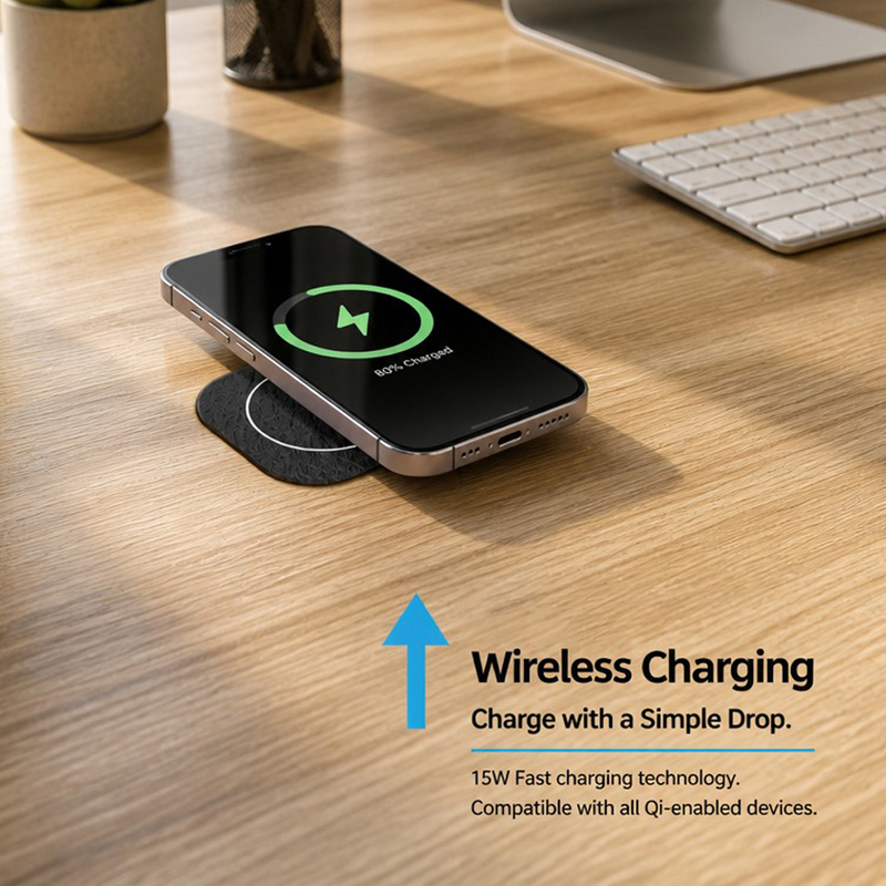 Embedded Desk Wireless Charger - Desk Charging Station ulasan dan harga