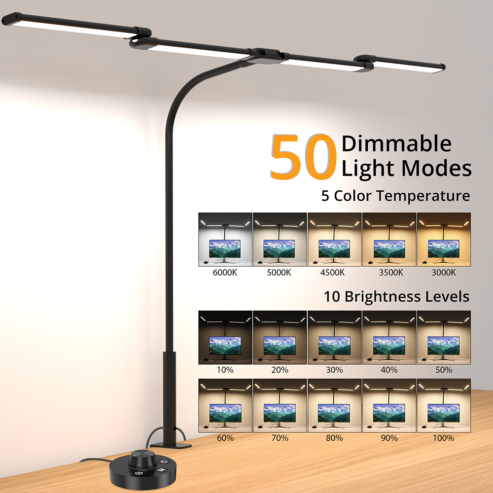 Led Desk Lamp with Clamp Archi - Home Office Programmer ulasan dan harga