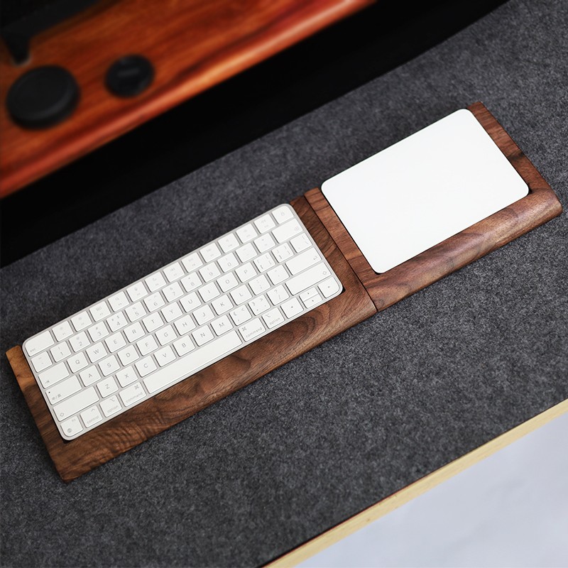 Walnut Solid Wooden Tray Palm  - Wrist Rest Pad ulasan dan harga