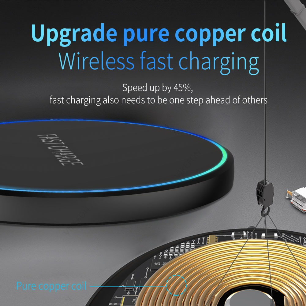 Desktop Mini Wireless Charger  - Desk Charging Station ulasan dan harga