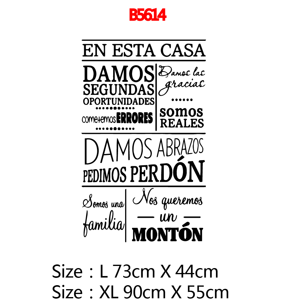 1 pc Spanish Motivational text - Home Office Programmer ulasan dan harga