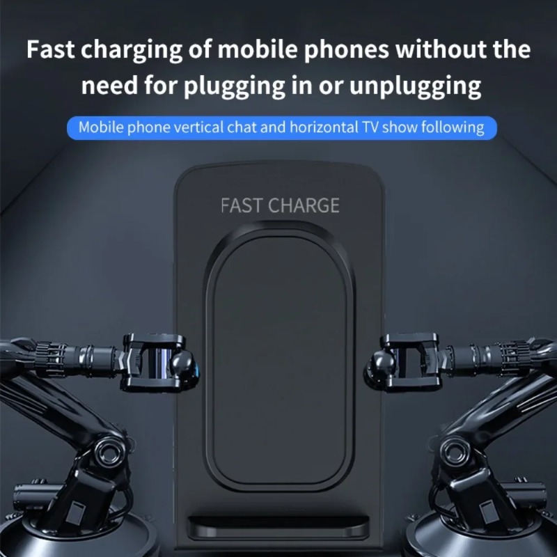 Wireless Charger Stand Desktop - Desk Charging Station ulasan dan harga