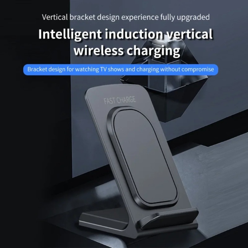 Wireless Charger Stand Desktop - Desk Charging Station ulasan dan harga