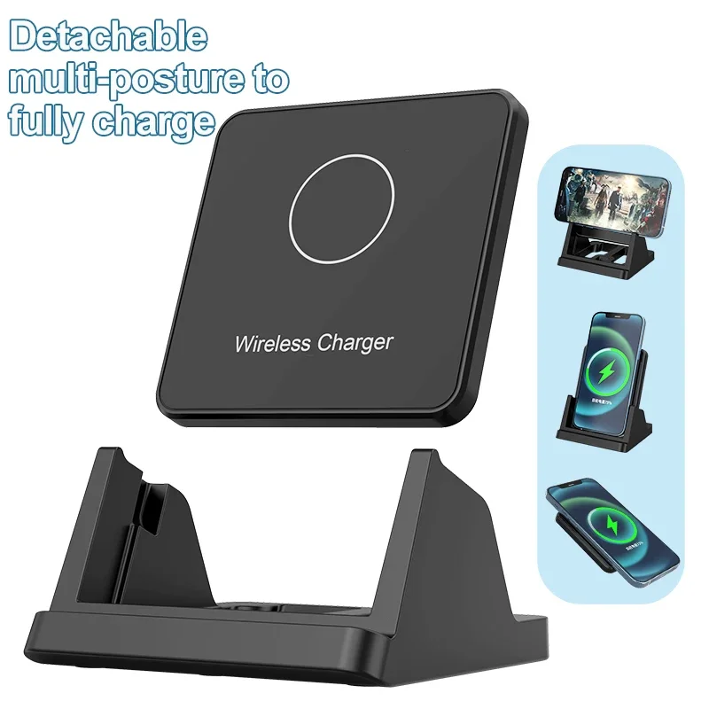 Wireless Charger Pad Stand Des - Desk Charging Station ulasan dan harga