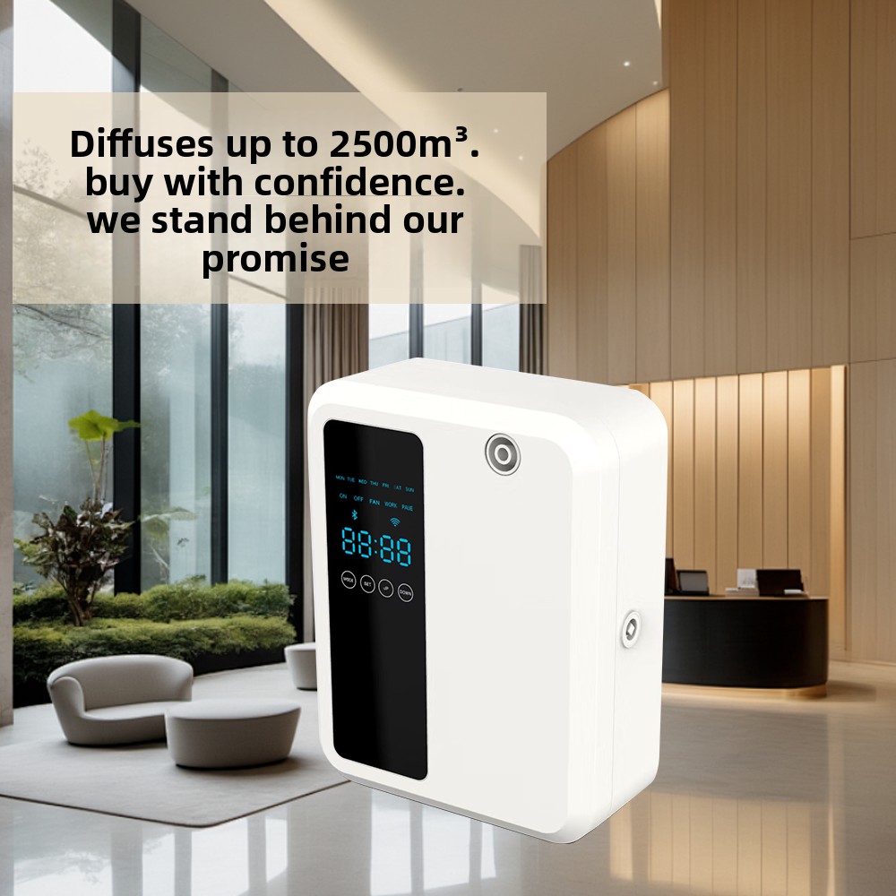 500ml Smart Aroma Diffuser wit - Home Office Programmer ulasan dan harga