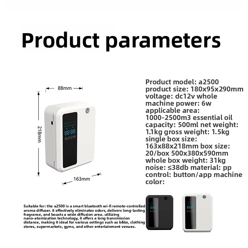 500ml Smart Aroma Diffuser wit - Home Office Programmer ulasan dan harga