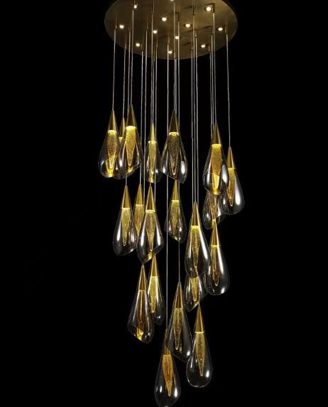 Modern Luxury Crystal Ceiling  - Home Office Lamp ulasan dan harga
